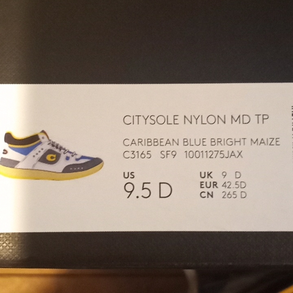 Citysole Coach Mid Top Sneaker - Picture 7 of 7